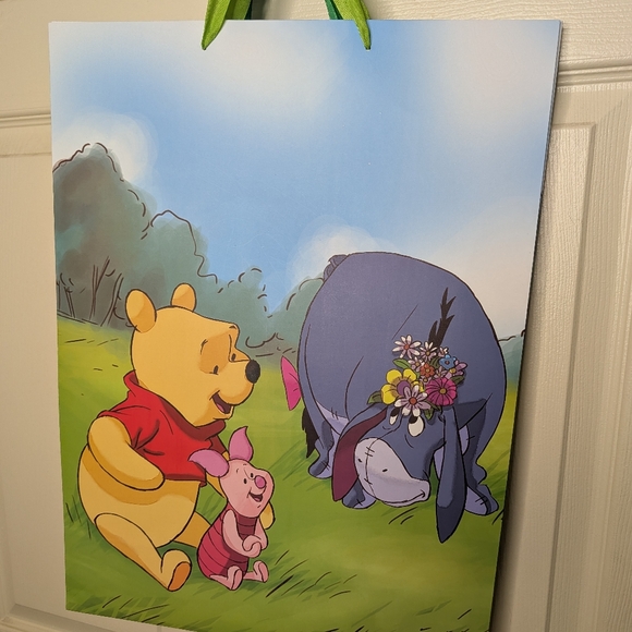 NWT 2 Disney Colorful Winnie the Pooh and Friends Gift Bags & 9 NWT Socks - Picture 3 of 8